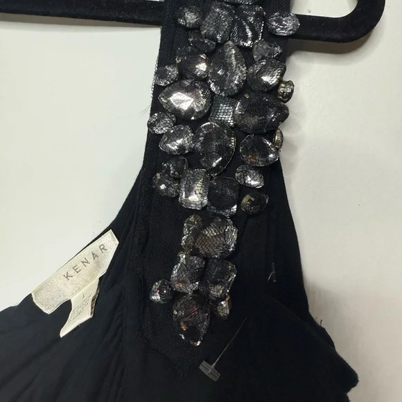 Kenar Black Women's Top - Picture 6 of 10